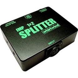 Whirlwind SP1x2 Mic Splitter - Single 1 In 1 Direct and 1 Iso Out w/ Ground Lift On Out Number2 Mic Splitter